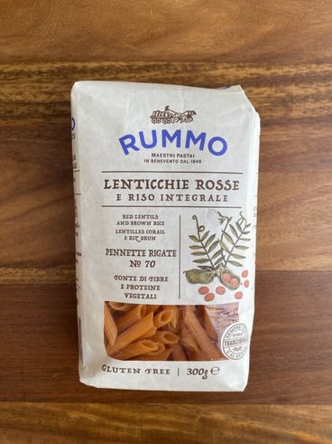Rummo vöröslencse pennette vagy maccheroncelli